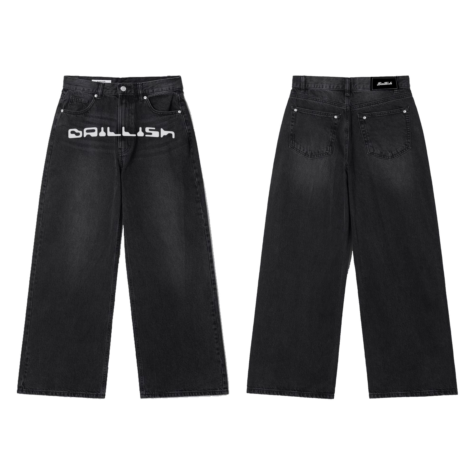 Baillish Logo Baggy Jeans
