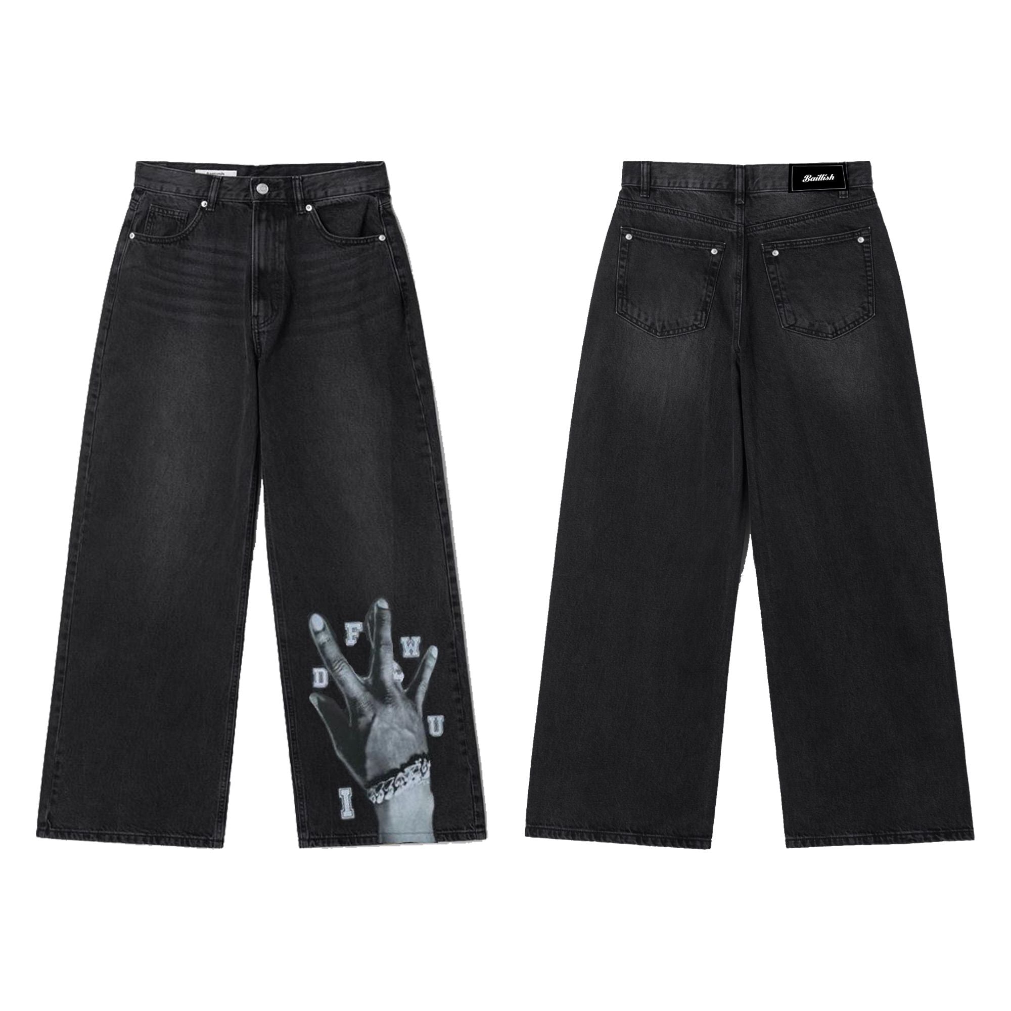 T triple F Baggy Jeans